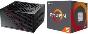 PSU CPU Combo -  ASUS ROG-STRIX-750G Bundle with  AMD 100-100000644BOX