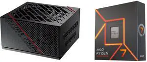 PSU CPU Combo -  ASUS ROG-STRIX-750G Bundle with  AMD 100-100000591WOF
