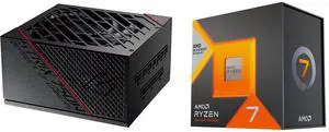 PSU CPU Combo -  ASUS ROG-STRIX-750G Bundle with  AMD Ryzen 7 7800X3D