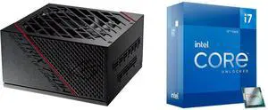PSU CPU Combo -  ASUS ROG-STRIX-750G Bundle with  Intel BX8071512700K
