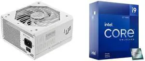 PSU CPU Combo -  ASUS TUF-GAMING-1000G-WHITE Bundle with  Intel BX8071512900KF