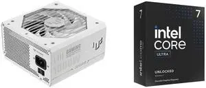 PSU CPU Combo -  ASUS TUF-GAMING-1000G-WHITE Bundle with  Intel BX80768265KF
