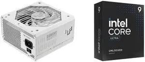 PSU CPU Combo -  ASUS TUF-GAMING-1000G-WHITE Bundle with  Intel BX80768285K