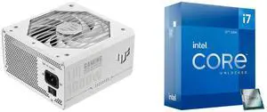 PSU CPU Combo -  ASUS TUF-GAMING-1000G-WHITE Bundle with  Intel BX8071512700K