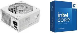 PSU CPU Combo -  ASUS TUF-GAMING-1000G-WHITE Bundle with  Intel BX8071514700KF