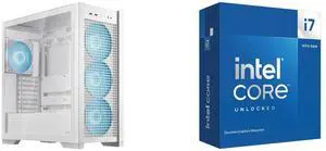 Computer Case CPU Combo -  ASUS GT302/ARGB FANS/WHT// Bundle with  Intel BX8071514700KF
