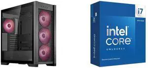 Computer Case CPU Combo -  ASUS GT302/ARGB FANS/BLK// Bundle with  Intel BX8071514700KF