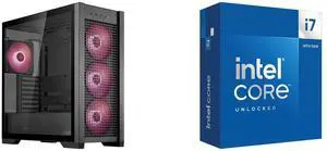 Computer Case CPU Combo -  ASUS GT302/ARGB FANS/BLK// Bundle with  Intel BX8071514700K