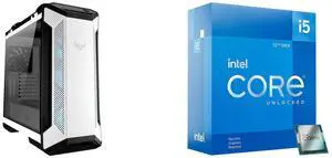 Computer Case CPU Combo -  ASUS GT501 TUF GAMING CASE/WT/HANDLE Bundle with  Intel BX8071512600KF