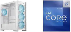 Computer Case CPU Combo - ASUS GT302/ARGB FANS/WHT// Bundle with Intel BX8071512900K Computer Case CPU Combo - ASUS GT302/ARGB FANS/WHT// Bundle with Intel BX8071512900K