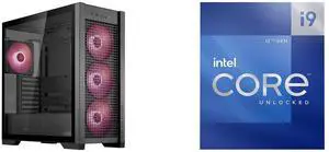 Computer Case CPU Combo -  ASUS GT302/ARGB FANS/BLK// Bundle with  Intel BX8071512900K