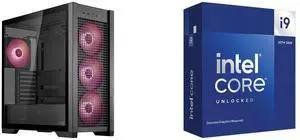 Computer Case CPU Combo -  ASUS GT302/ARGB FANS/BLK// Bundle with  Intel BX8071514900KF