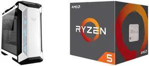 Computer Case CPU Combo -  ASUS GT501 TUF GAMING CASE/WT/HANDLE Bundle with  AMD 100-100000644BOX