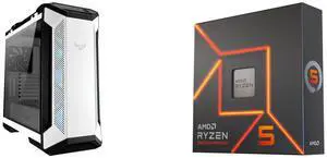 Computer Case CPU Combo -  ASUS GT501 TUF GAMING CASE/WT/HANDLE Bundle with  AMD 100-100000593WOF