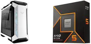 Computer Case CPU Combo -  ASUS GT501 TUF GAMING CASE/WT/HANDLE Bundle with  AMD 100-100001405WOF