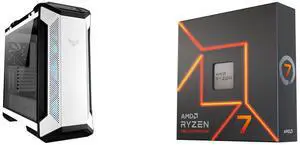 Computer Case CPU Combo -  ASUS GT501 TUF GAMING CASE/WT/HANDLE Bundle with  AMD 100-100000591WOF