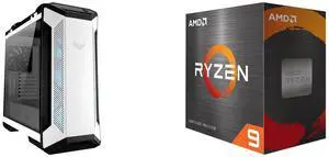 Computer Case CPU Combo -  ASUS GT501 TUF GAMING CASE/WT/HANDLE Bundle with  AMD 100-100001581WOF