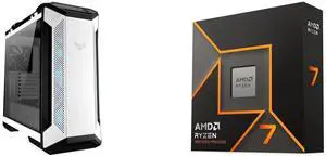 Computer Case CPU Combo -  ASUS GT501 TUF GAMING CASE/WT/HANDLE Bundle with  AMD 100-100001404WOF