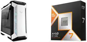 Computer Case CPU Combo -  ASUS GT501 TUF GAMING CASE/WT/HANDLE Bundle with  AMD 100-100001084WOF