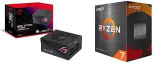 PSU CPU Combo -  ASUS ROG-STRIX-750G-AURA-GAMING Bundle with  AMD 100-100001582BOX