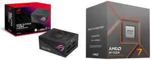 PSU CPU Combo -  ASUS ROG-STRIX-750G-AURA-GAMING Bundle with  AMD 100-100001590BOX