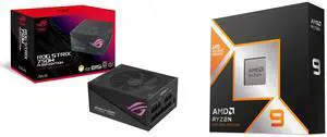 PSU CPU Combo -  ASUS ROG-STRIX-750G-AURA-GAMING Bundle with  AMD 100-100000719WOF