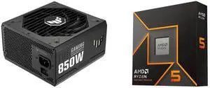 PSU CPU Combo -  ASUS TUF-GAMING-850G Bundle with  AMD 100-100001405WOF