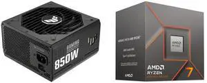 PSU CPU Combo -  ASUS TUF-GAMING-850G Bundle with  AMD 100-100001590BOX