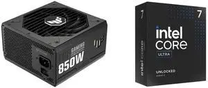PSU CPU Combo -  ASUS TUF-GAMING-850G Bundle with  Intel BX80768265K