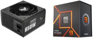 PSU CPU Combo -  ASUS TUF-GAMING-850G Bundle with  AMD 100-100000589WOF