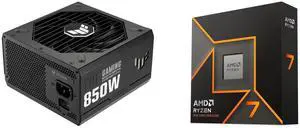 PSU CPU Combo -  ASUS TUF-GAMING-850G Bundle with  AMD 100-100001404WOF