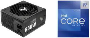 PSU CPU Combo -  ASUS TUF-GAMING-850G Bundle with  Intel BX8071512900K
