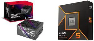 PSU CPU Combo -  ASUS ROG-STRIX-1000P-GAMING Bundle with  AMD 100-100001405WOF