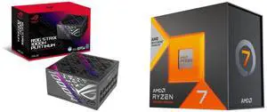 PSU CPU Combo -  ASUS ROG-STRIX-1000P-GAMING Bundle with  AMD Ryzen 7 7800X3D