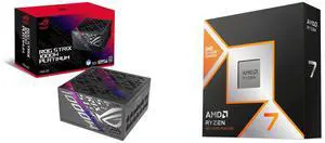 PSU CPU Combo -  ASUS ROG-STRIX-1000P-GAMING Bundle with  AMD 100-100001084WOF