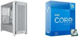 Computer Case CPU Combo -  Corsair CC-9011313-WW Bundle with  Intel BX8071512600KF