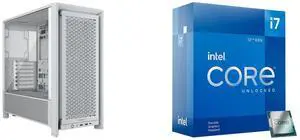 Computer Case CPU Combo -  Corsair CC-9011313-WW Bundle with  Intel BX8071512700KF