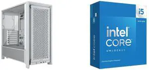 Computer Case CPU Combo -  Corsair CC-9011313-WW Bundle with  Intel BX8071514600KF