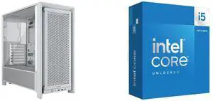 Computer Case CPU Combo -  Corsair CC-9011313-WW Bundle with  Intel BX8071514600K