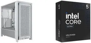 Computer Case CPU Combo -  Corsair CC-9011313-WW Bundle with  Intel BX80768245K