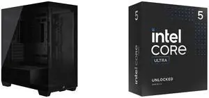 Computer Case CPU Combo -  Corsair CC-9011276-WW Bundle with  Intel BX80768245K