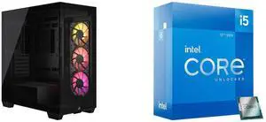 Computer Case CPU Combo -  Corsair CC-9011278-WW Bundle with  Intel BX8071512600K