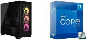 Computer Case CPU Combo -  Corsair CC-9011278-WW Bundle with  Intel BX8071512700K
