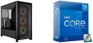 Computer Case CPU Combo -  Corsair CC-9011296-WW Bundle with  Intel BX8071512700KF