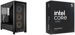 Computer Case CPU Combo -  Corsair CC-9011296-WW Bundle with  Intel BX80768245K