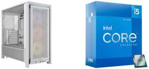 Computer Case CPU Combo -  Corsair CC-9011297-WW Bundle with  Intel BX8071512600K