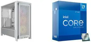 Computer Case CPU Combo -  Corsair CC-9011297-WW Bundle with  Intel BX8071512700K