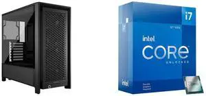 Computer Case CPU Combo -  Corsair CC-9011312-WW Bundle with  Intel BX8071512700KF
