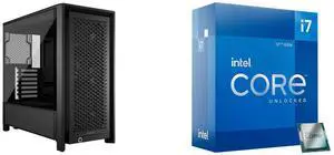 Computer Case CPU Combo -  Corsair CC-9011312-WW Bundle with  Intel BX8071512700K