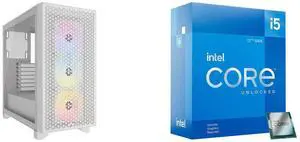 Computer Case CPU Combo -  Corsair CC-9011256-WW Bundle with  Intel BX8071512600KF